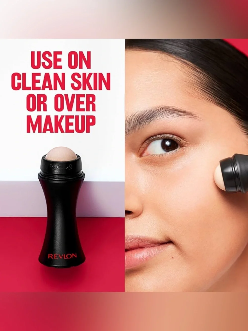 Revlon Face Roller, Oily Skin Control for Makeup, Oil Absorbing, Volcanic